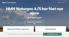 Desktop Screenshot of naturgas.dk